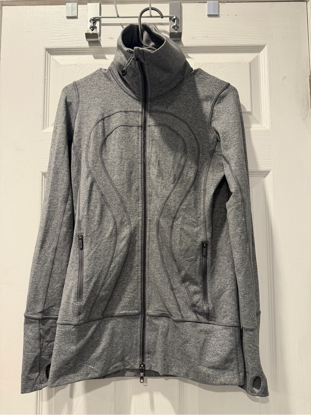 Lululemon Gray Womens Zip-Up Athletic Jacket